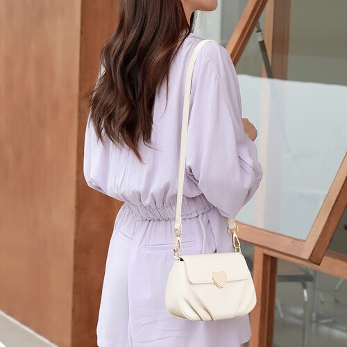 Túi xách đeo chéo công sở mini, cầm tay nữ da Pu họa tiết trẻ trung