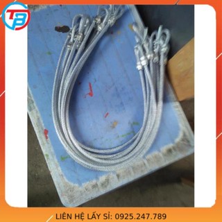 Dây cáp bọc nhựa khoá xe máy, xe đạp 10 ly cực kỳ chắn chắn, chiều dài dây cáp khóa xe từ 0.6 mét đến 20 mét