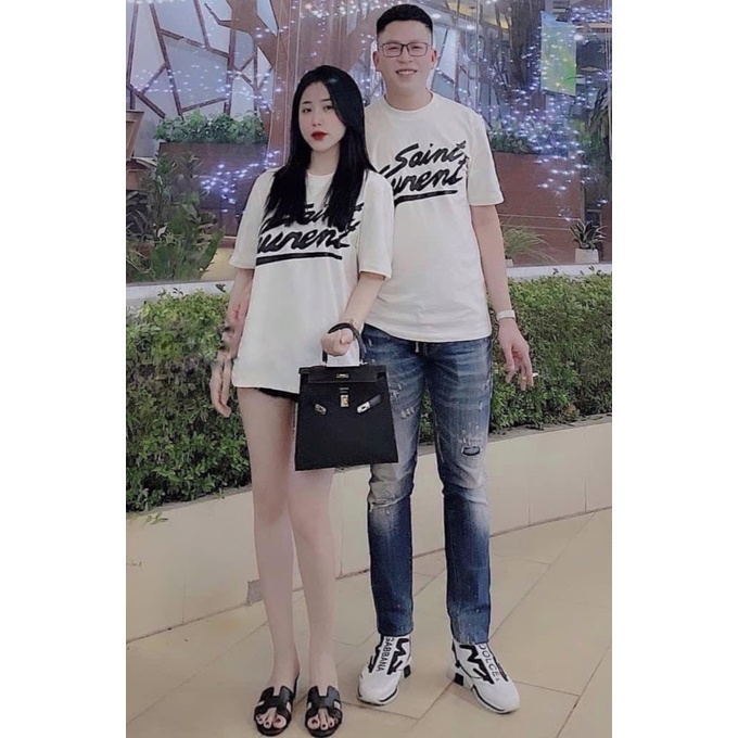 Áo Thun Nam,Nữ Áo Thun Cặp Đôi,Áo Nhóm chất vải thun cá sấu thái thoáng mát ,4 size