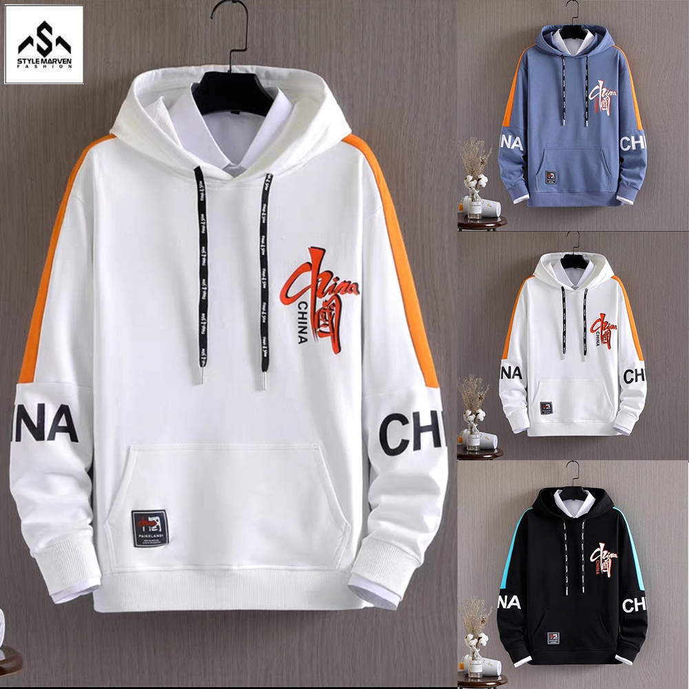 Áo Hoodies nam dài tay STYLE MARVEN in phối chữ CHINA - AO TOP NAM 90000202