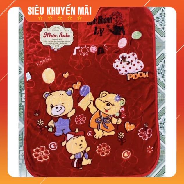 Chăn trẻ em loại dày in tên in hình theo yêu cầu Nhóc Sule