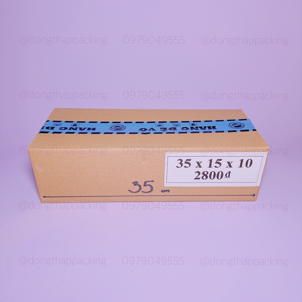 COMBO 50 HỘP CARTON 35x15x10 cm