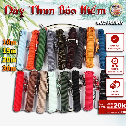 [Siêu Bền] Dây an toàn, bảo hiểm câu Đài - Chất liệu thun co giãn. Nhiều size dây