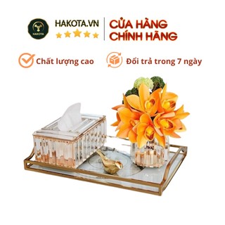 Combo khay đựng mỹ phẩm, đựng son, hộp giấy cao cấp HAKOTA