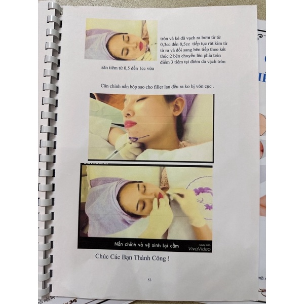 Hướng dẫn TIÊM FILLER & BOTOX đầy đủ, chuyên nghiệp cho spa