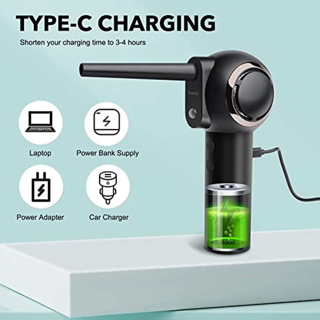 Máy Thổi Bụi Không Dây Chạy Điện 60000RPM