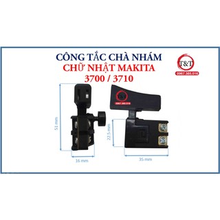 Công tắc chà nhám chữ nhật makita mã 3700 / 3710, cò máy chà mkt 3700 - 3710