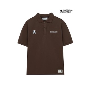 Áo polo unisex bad habits essential polo moca - local brand chính hãng