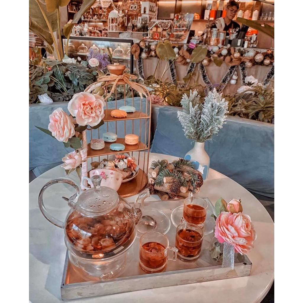 Khay Bánh Lồng Chim Móc Treo Gold 40cm