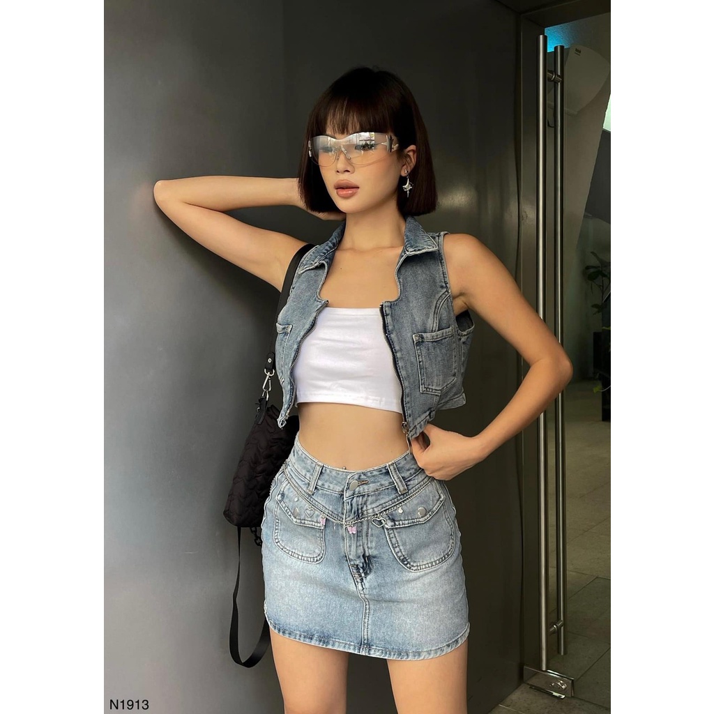 Set jean 2 món chuẩn mẫu