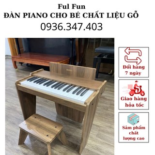 Đàn piano điện cho bé cao cấp, đàn piano đồ chơi chất liệu gỗ tự nhiên, đàn piano mini 37 phím âm thanh hấp dẫn