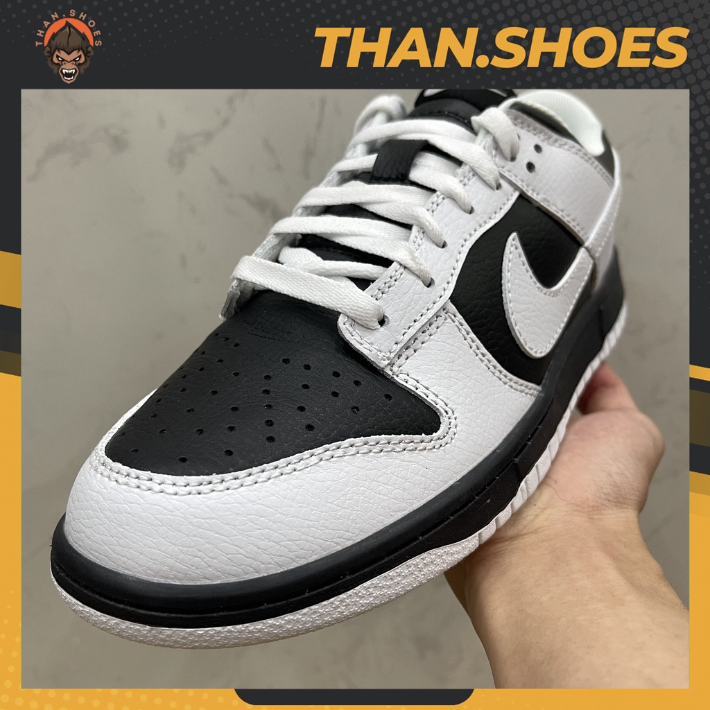 Giày Dunk Low Retro Reverse Panda SB Panda Trắng Đen - Than.Shoes