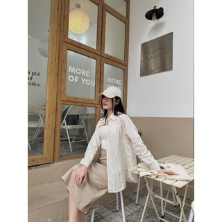 Áo Sơ mi kẻ dọc up (3241) (ảnh tự chụp)