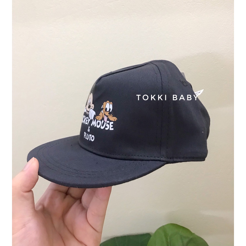 Mũ Mickey xám cho bé trai MHM020
