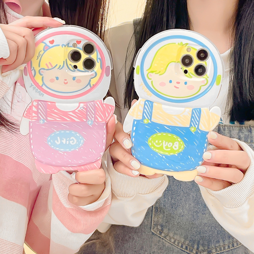 Ốp lưng iphone phi hành gia Space Couple 6 6plus 6s 6splus 7 7plus 8 8plus x xs 11 12/13 14 pro max promax plus iphone