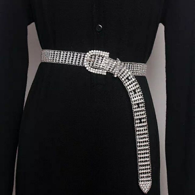 Thắt lưng, nịt lưng đính đá lấp lánh sang chảnh✨