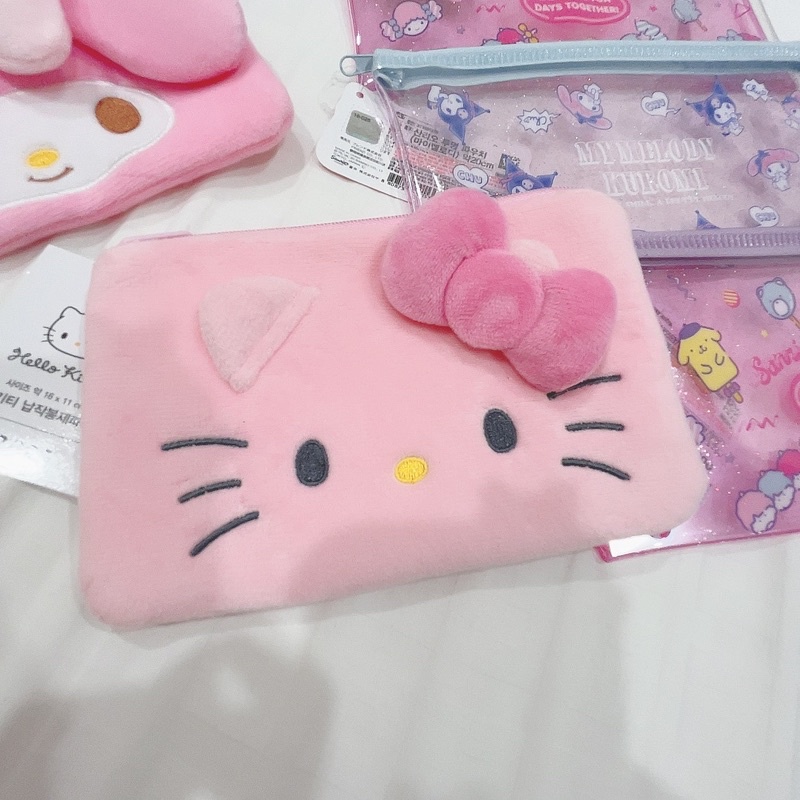 Ví/ Túi đa năng hình Melody, Kitty, Bunny, gấu Pooh x Daiso Hàn Quốc