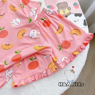 Bộ cộc thun lạnh minkymom in hình