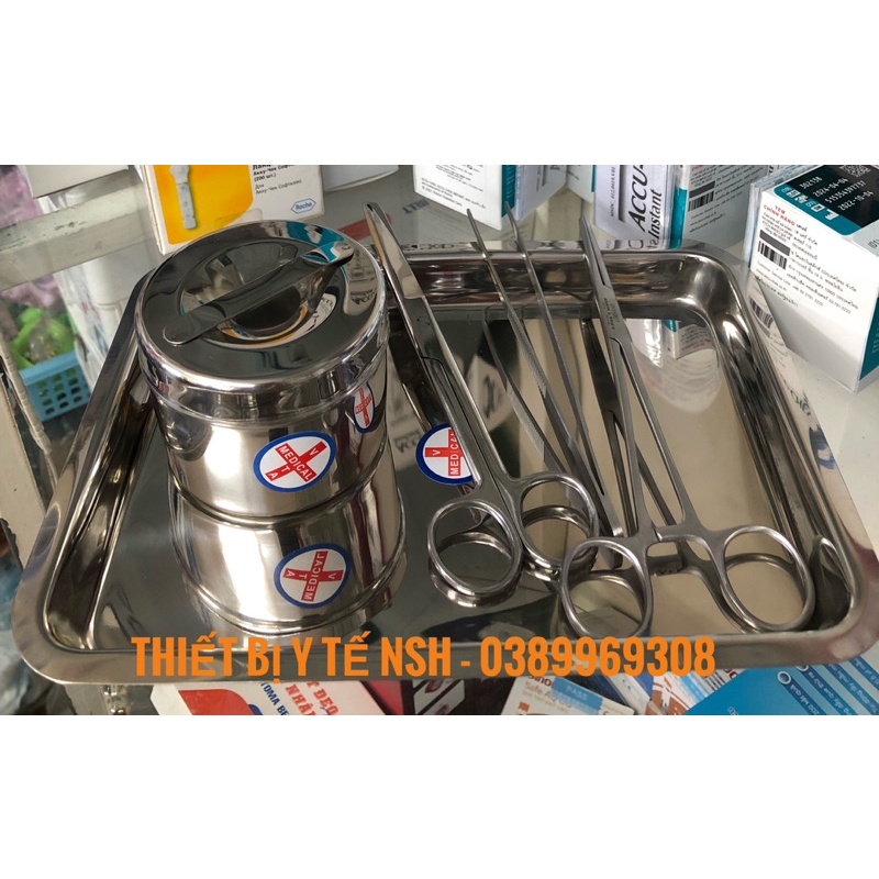 BỘ DỤNG CỤ Y TẾ RỬA VỆ SINH VẾT THƯƠNG GIA ĐÌNH,BỘ DỤNG CỤ Y TẾ INOX CHO GIA ĐÌNH RỬA VỆ SINH VẾT THƯƠNG