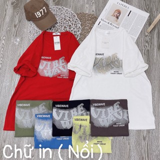 Áo phông Vibe wave cotton khô 100%