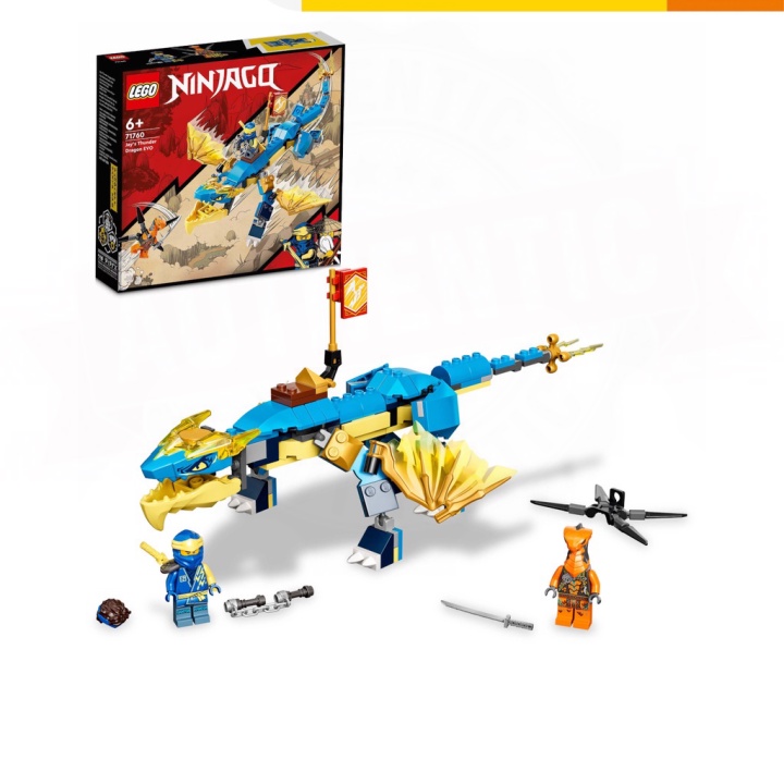 (TẶNG BỘT RỬA MẶT THẢO DƯỢC) Đồ Chơi Lắp Ráp - LEGO Ninjago 71760 Rồng thần sấm sét của Jay (140 chi tiết)