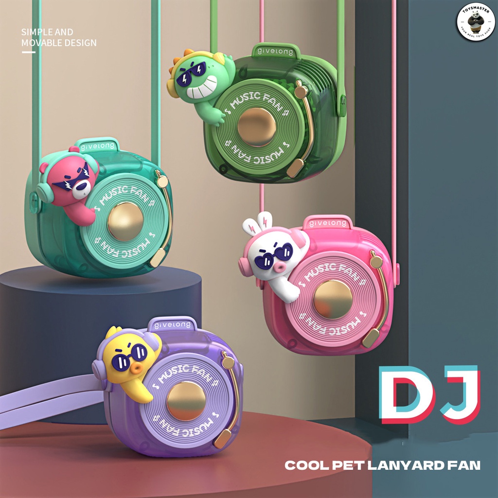 Quạt Mini Đeo Cổ Không Cánh Music Fan,Phát Nhạc,Dây Chuyền Thú Cưng Siêu Dễ Thương.Quà Tặng Ý Nghĩa Cho Bé