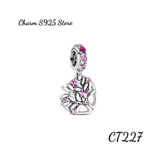CHARM PAN ALE TREO CÂY FAMILY ĐÍNH ĐÁ BẠC S925 THUẦN KHIẾT HÀNG CAO CẤP