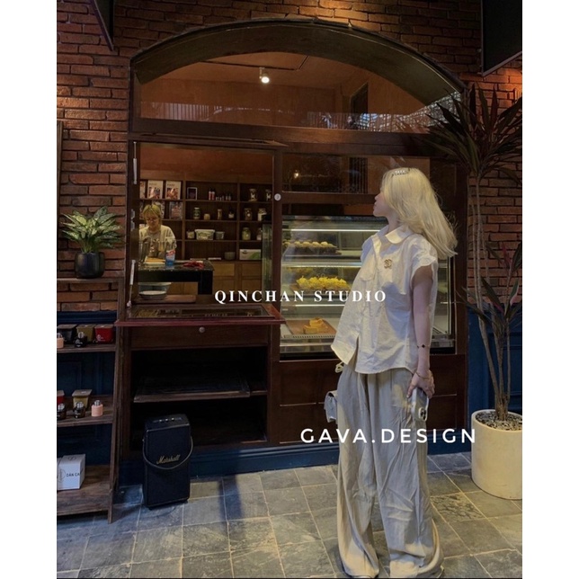 Áo Sơ mi Tay Hến Kèm Tag Cài ( Sẵn hàng) | BigBuy360 - bigbuy360.vn