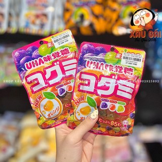 Kẹo dẻo vị trái cây uha kogumi nhật bản 85g