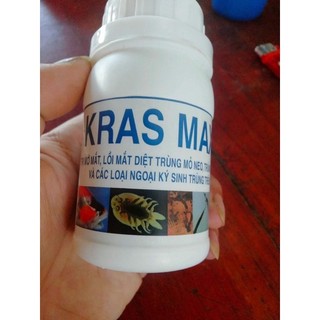 Thuốc cá koi - trị trùng mỏ neo, mờ đục mắt - kras max 9 - 120ml