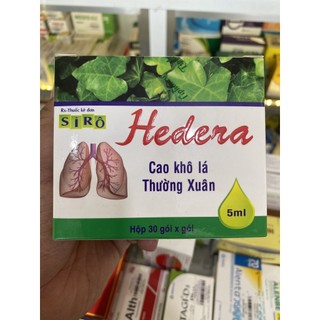 Siro ho thảo dược cao lá thường xuân BV nhi đồng loại 1, hộp 30 gói