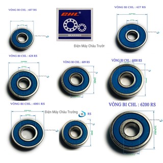 Vòng bi CHL - Bạc đạn CHL - Vòng Bi tốc độ cao 606-607-608-609-600-6001-6201-6202-6203-6204-6205-627-628-629-6303