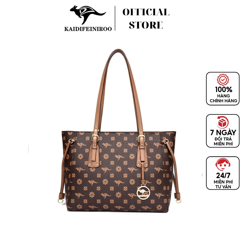 Túi xách nữ to đựng vừa A4 KAIDIFEINIROO KF16 (5276) size 33cm đeo vai phong cách Hàn Quốc tote đẹp chính hãng