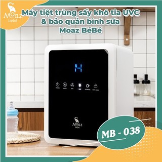 Máy tiệt trùng sấy khô tia UVC và bảo quản bình sữa Moaz BéBé MB038