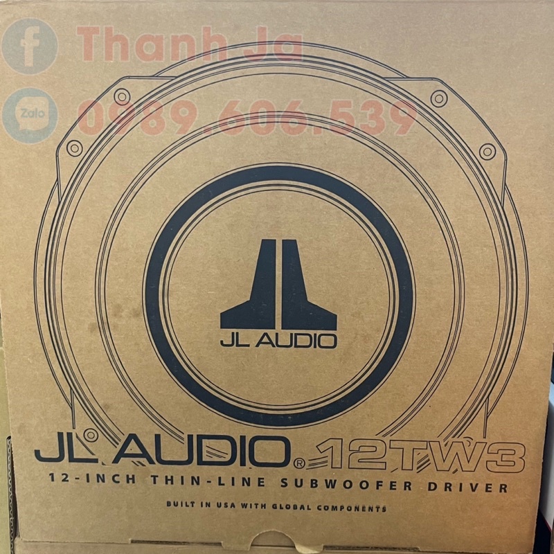 Sub Mỏng JL 12TW3 D4 12 Inch