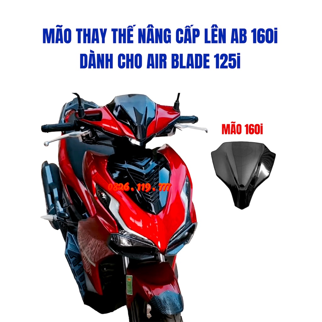 Mão Xe Air Blade 125i - Loại Thay Thế Nâng Cấp Lên AB 150i / 160i - Hàng Chuẩn Lắp Như Zin