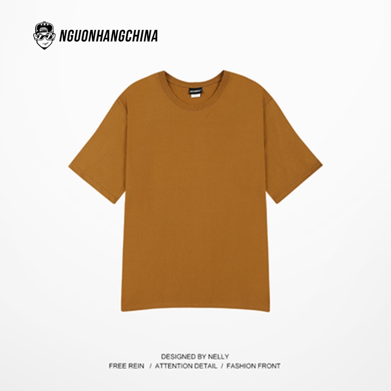 Áo phông Nelly Heybig ngắn tay trơn màu nghệ (màu mới 2023)