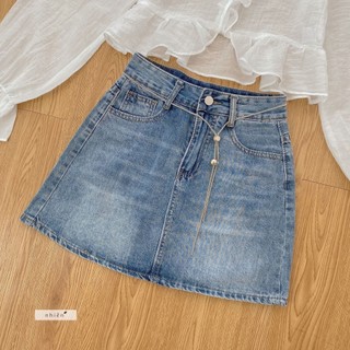 Chân váy nữ - chân váy jean ngắn basic nhienhienvintage BV100