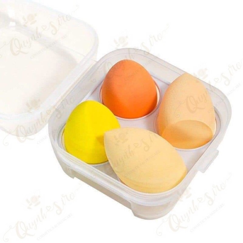 SET MÚT TÁN KEM NỀN - HỘP 4 CÁI [MÀU NGẪU NHIÊN]