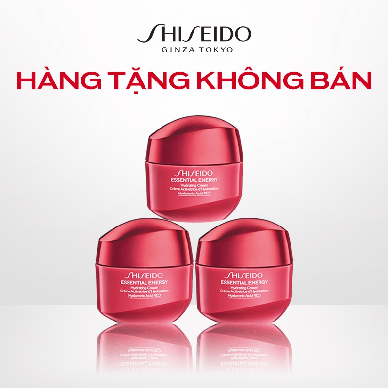 [Quà tặng không bán] Bộ 3 Kem dưỡng da Shiseido Essential Energy Hydrating Cream 15ml