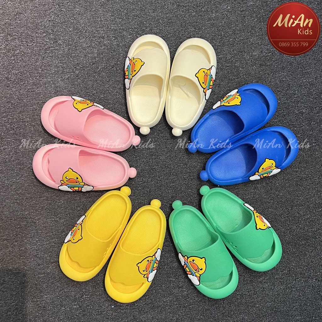 Dép vịt mây 2023 dép bé trai dép bé gái dép chống trơn trượt dép lê