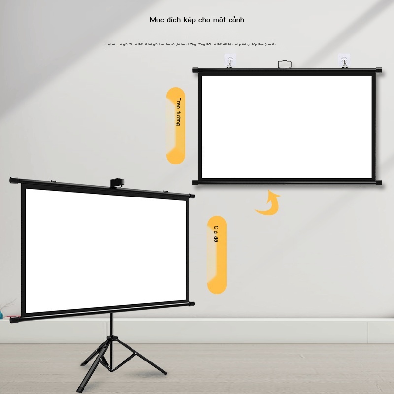 Màn Chiếu 3 Chân Di Động