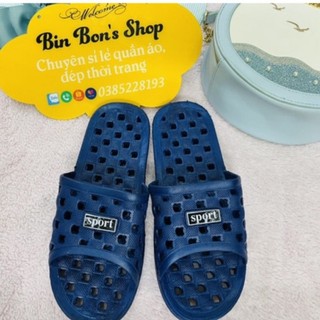 Dép lỗ táo vuông đi trong nhà/nhà tắm 40-43 (607)