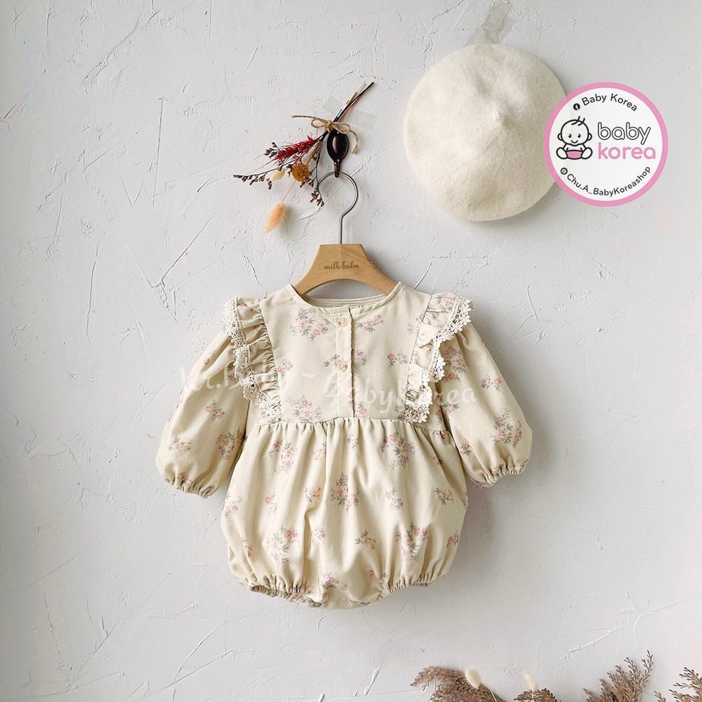 Suit cài cúc đũng MILKBALM made in Korea mùa thu đông cho bé từ 7-13kg thời trang trẻ em BABYKOREA