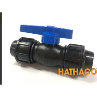 Van khóa ống nước hdpe, van rắc co hdpe