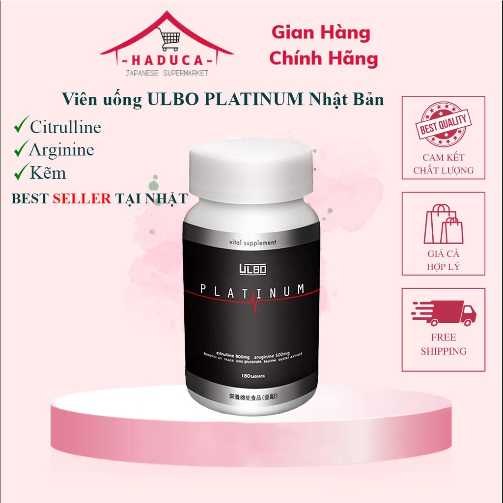 Viên uống ULBO PLATINUM Nhật Bản, hỗ trợ tăng cường sinh lý nam giới