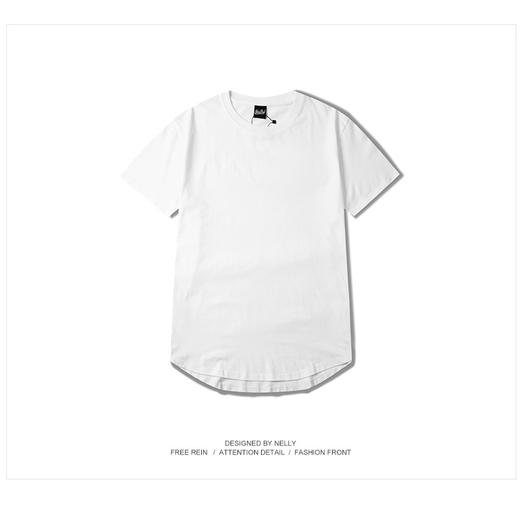 Áo thun nam nữ NE.LLY cotton form dáng rộng tay lỡ trơn đuôi tôm