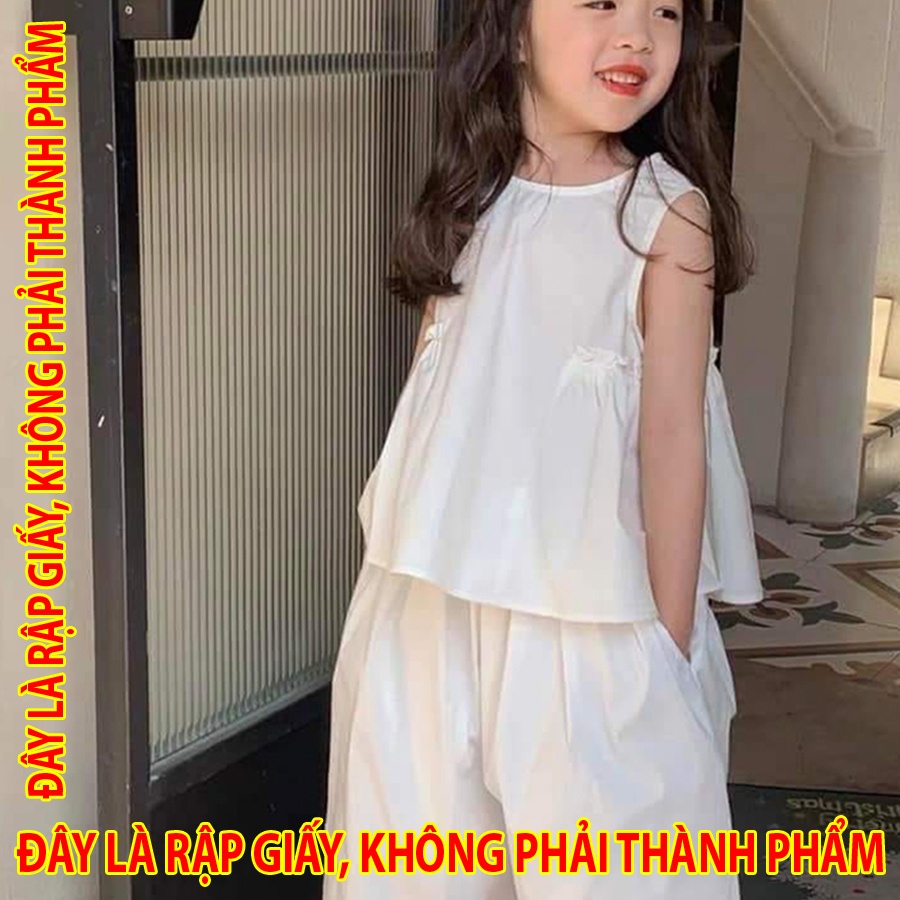 Rập Giấy G0005 - Set áo bèo eo mix quần váy