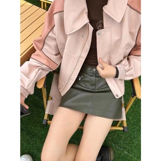Pinky Jacket Áo khoác da nữ