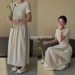 Váy nhăn Hàn suông 9178 (Hàng có sẵn)🇰🇷